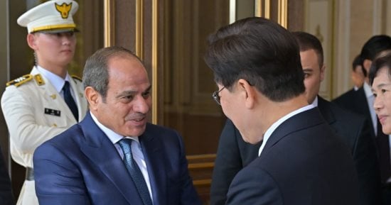 بيان مشترك بشأن إرساء شراكة استراتيجية بين مصر وكوريا