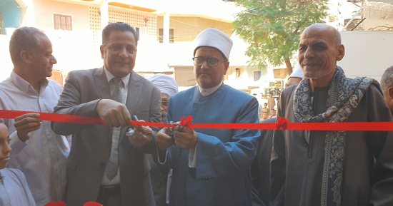 مدير أوقاف سوهاج يفتتح مسجد الشيخ خضر بقرية الطليحات بمركز جهينة  