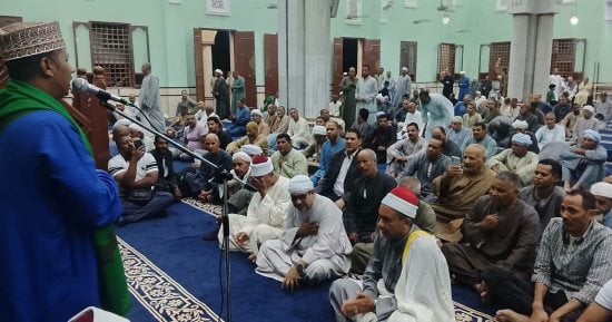أوقاف القرنة بالأقصر تتحفل بذكرى مولد الإمام الحسين بساحة الشيخ الطيب.. صور  