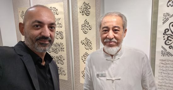 الصينى حاج نور الدين بملتقى الشارقة للخط: نسجنا ثقافتنا لخدمة القرآن
