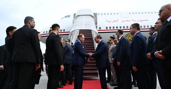 الرئيس السيسى يغادر ماليزيا ويتوجه إلى إندونيسيا فى ختام جولته الآسيوية