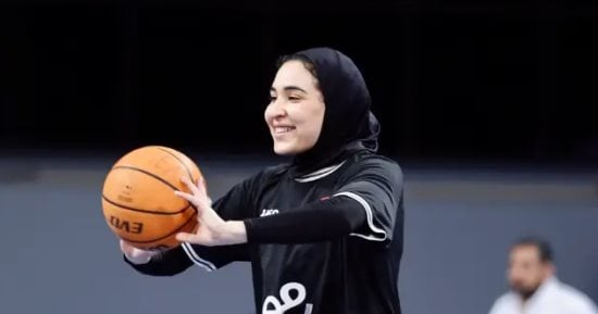 إصابة رضوى محمد لاعب فريق كرة السلة بالأهلي بقطع في الرباط الصليبي