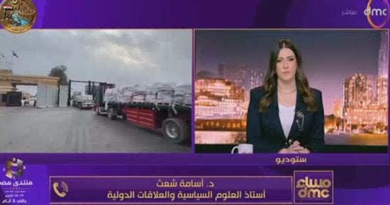 أستاذ علاقات دولية: جهود مصر لدعم غزة تاريخية وتتصدر أولويات القيادة السياسية