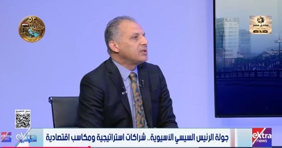 فايز فرحات: جولة الرئيس السيسى الآسيوية تعكس توجها لتنويع الشراكات الدولية