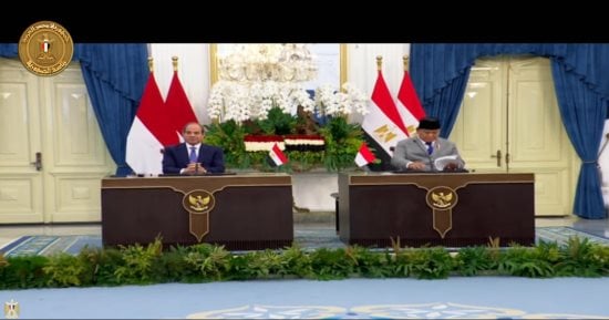 الرئيس السيسى ونظيره الإندونيسى يشهدان مراسم التوقيع على عدد من مذكرات التفاهم