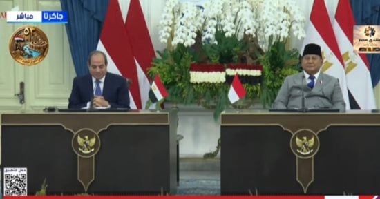 الرئيس السيسى: نستهدف رفع حجم التبادل التجارى مع إندونيسيا لـ5 مليارات دولار