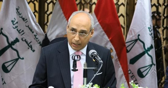 رئيس مجلس الدولة: الرئيس السيسى يولى اهتمامًا كبيرًا باستقلال القضاء وترسيخ سيادة القانون