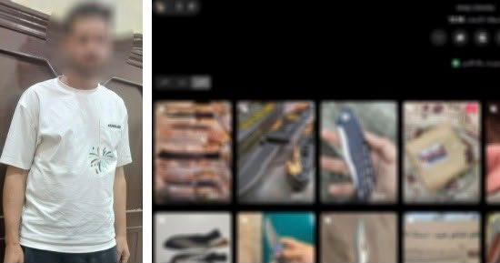 ضبط متهم بإدارة صفحة وهمية لبيع أسلحة بيضاء والنصب على المواطنين بالدقهلية