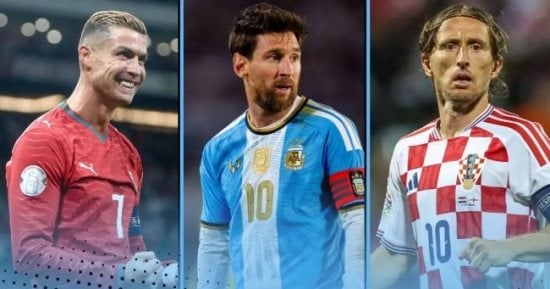 الصالح نيوز : ميسي ورونالدو ومودريتش ضمن 66 لاعبًا تخطوا حاجز الألف مباراة 