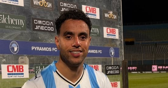 محمد الشيبى يتوج بجائزة أفضل لاعب فى مواجهة بيراميدز وسيراميكا