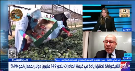 هاني عافية: صادرات الصناعات الغذائية المصرية تنمو 11% خلال 8 أشهر