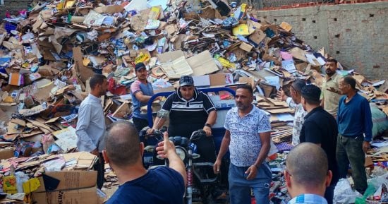 الجيزة تعلن إزالة 2 جمالون و7 مقار للفرز ببشتيل ومخازن بالطالبية.. صور