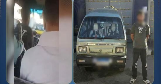 ضبط سائق ميكروباص هدد الركاب وادعى كذبا التعدى على فرد شرطة بالإسكندرية