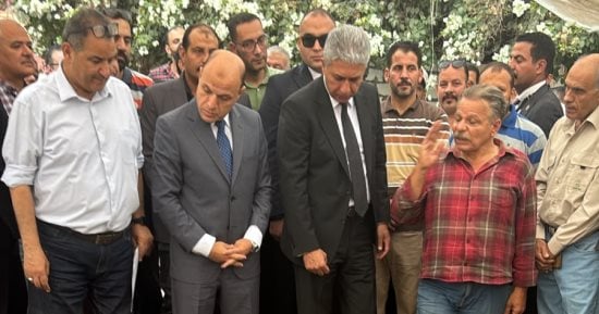 وزير السياحة يصل قرية بهبيت الحجارة بالغربية ويتفقد موقع اكتشاف تمثالى رمسيس