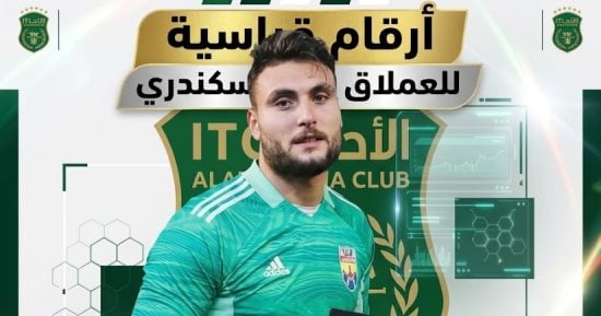 صبحي سليمان يتألق بقميص الاتحاد السكندري.. 4 مباريات بشباك نظيفة! (إنفوجراف)