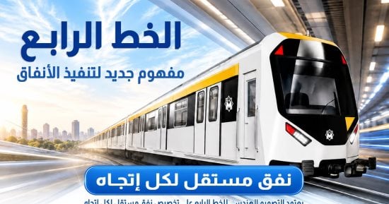 لأول مرة فى مصر.. «نفق مستقل لكل اتجاه» بالخط الرابع لمترو الأنفاق 
