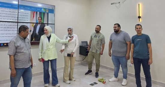 رئيس مياه المنوفية يتفقد التجهيزات النهائية لغرفة الأزمات والطوارئ 
