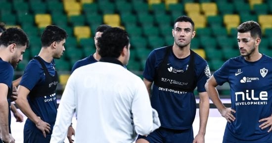 الزمالك ينهي استعداداته للجيش الرواندى وإبراهيم صلاح يقود أخر مران.. صور