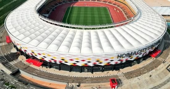 مساحات سبورت : مرشح لأمم أفريقيا ويتسع لـ20 ألفا.. ملعب هويما سيتي يستعد لاستقبال الأهلي وكيتارا