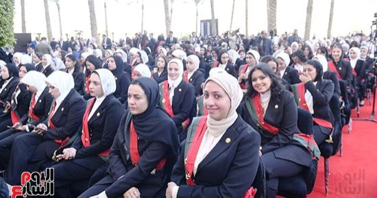 بدء احتفالية الأعضاء الجدد بالنيابة العامة بتلاوة آيات من القرآن الكريم