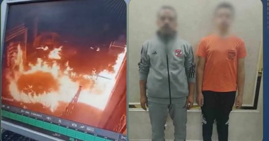 القبض على متهمين بإضرام النيران فى محل تجارى بالمنصورة بسبب خلافات عمل    