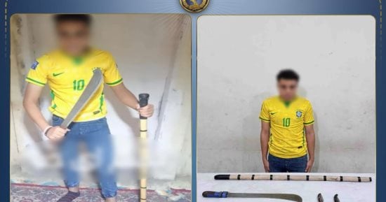 الداخلية تضبط طالباً استعرض بأسلحة بيضاء ونشر عبارات خادشة للحياء بالبحيرة    