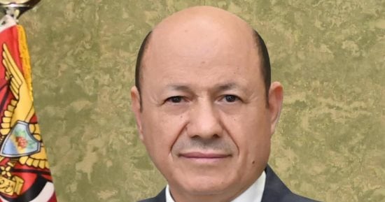 رئيس مجلس القيادة الرئاسى فى اليمن: أحيي الموقف المصري الشجاع 
