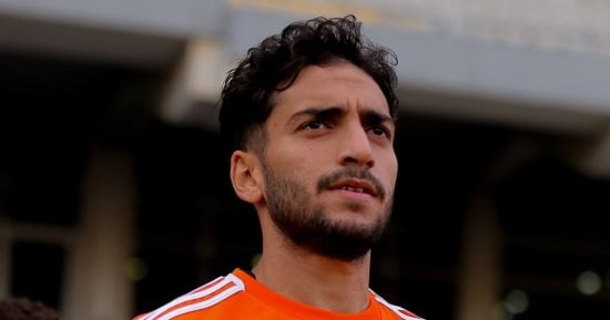 مصطفى عبد الرحيم يحصد جائزة أفضل لاعب فى مباراة أبو قير للأسمدة والمصرى