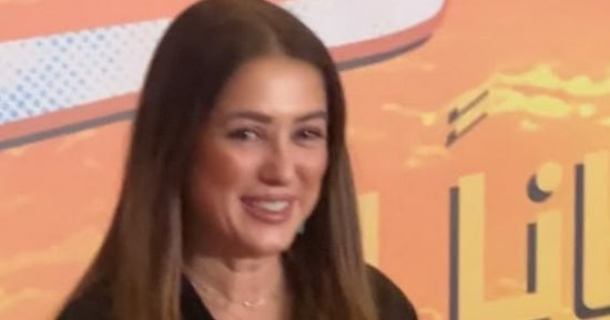 كندة علوش وكزبرة وملك زاهر وخطيبها فى عرض فيلم ولا كان عالبال