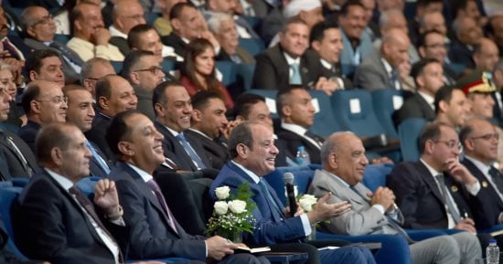 فخامة الرئيس السيسى: احتياطي السلع الاستراتيجية يكفي 6 أشهر.. ومستعدون لاستصلاح 10 ملايين فدان حال توافر المياه.. تفتيت الأراضي الزراعية لم يكن في صالح مصر.. ودور جهاز مستقبل مصر للتنمية المستدامة مهم