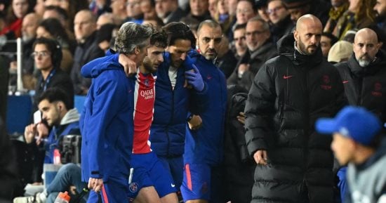 مساحات سبورت : بى إس جى ضد برشلونة.. الرباط الصليبى يهدد بإنهاء موسم كفاراتسخيليا