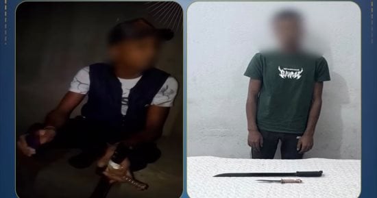 بسبب خلافات الجيرة.. ضبط عامل هدد جاره بالسلاح الأبيض في دمياط  
