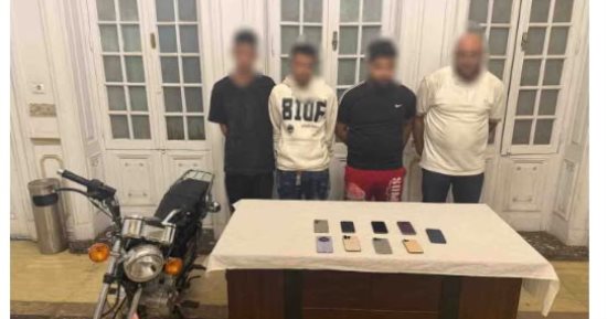 كشف ملابسات سرقة هاتف سيدة بالدقى وضبط تشكيل عصابى ارتكب 15 واقعة