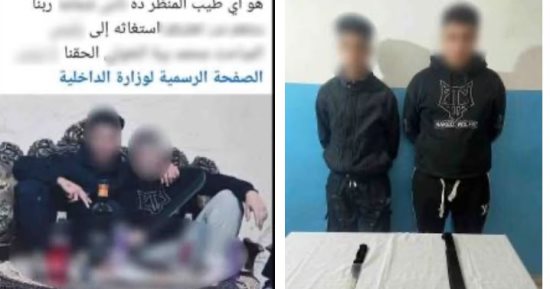 كشف ملابسات صورة استعراض أسلحة بيضاء بالشرقية وضبط طالبين بحوزتهما السلاح