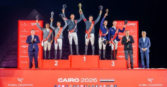 مساحات سبورت : 3 فرق تعتلى منصات التتويج فى أول أيام بطولة لونجين العالمية بالأهرامات