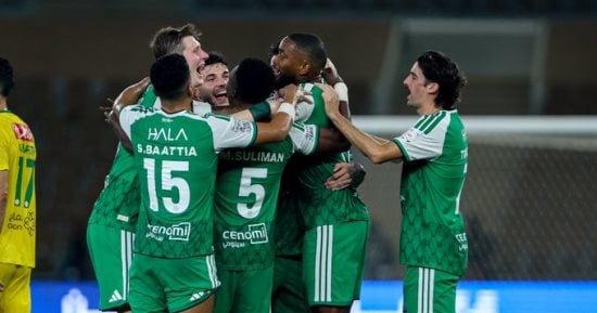 مساحات سبورت : الأهلى يدمر شباك الخليج برباعية فى الدورى السعودى