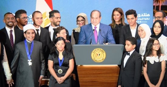 فخامة الرئيس السيسى: رحلتنا كانت لإعادة بناء قدرة الدولة واستنهاض طاقاتها