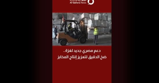 دعم مصرى جديد لغزة.. ضخ الدقيق لتعزيز إنتاج المخابز تقرير لـ القاهرة الإخبارية