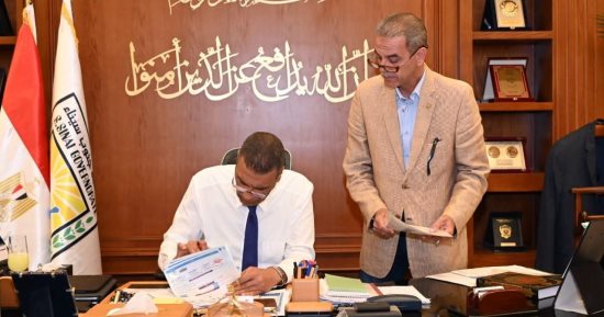 محافظ جنوب سيناء يعتمد مجموعة من نماذج التصالح على مخالفات البناء بأبو زنيمة