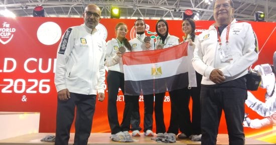 الصالح نيوز : منتخب مصر لناشئات سلاح السيف يحصد برونزية كأس العالم بالجزائر