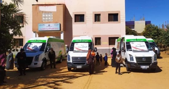 قوافل حياة كريمة الطبية.. خدمات متكاملة تستهدف المناطق النائية بالوادي الجديد