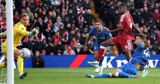ليفربول يعبر برايتون بثنائية في الدوري الإنجليزي 🔴
