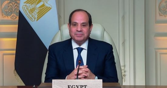 نص كلمة فخامة الرئيس في افتتاح أسبوع القاهرة للمياه في نسخته التاسعة