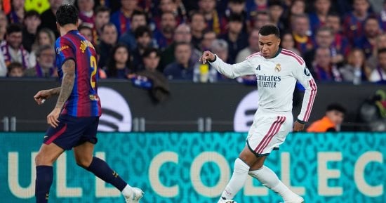 برشلونة ضد ريال مدريد.. مبابي يحسم الشوط الأول للملكي في الكلاسيكو (فيديو)