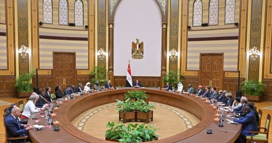 السيسي: الأمن المائي مسؤولية مشتركة تتطلب تعاوناً دولياً فعالاً