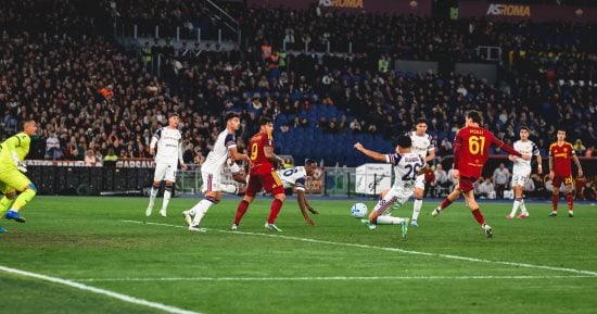 روما ضد كالياري.. الجيلاروسي يحسم الشوط الأول 2-1