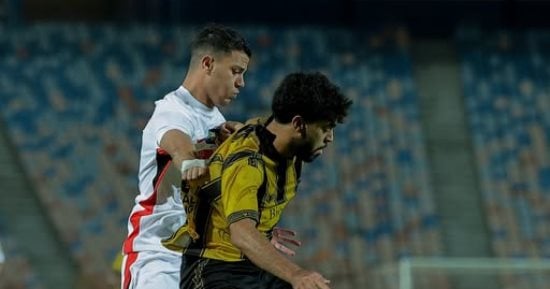 التعادل السلبى يحسم الشوط الأول بين الزمالك والمقاولون فى الدوري