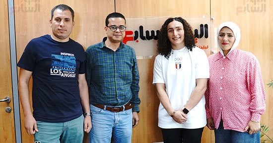 سمر حمزة فى ندوة «اليوم السابع»: قالوا الجواز هيعطلنى ورديت عليهم بالميداليات.. وضحيت بشكلى علشان أحقق حلمى.. ابتسامتى أقوى رد على المشككين.. وزوجى سر نجاحى.. والألعاب الفردية بعيدة عن كرة القدم شهرة وفلوس