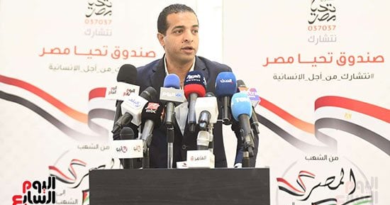 هشام خليفة: صندوق تحيا مصر مستمر في دعم غزة مهما طال الوقت والمسافات