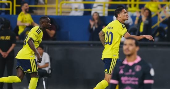النصر ضد الخلود.. التعادل 2 - 2  ينهى الشوط الأول (فيديو)